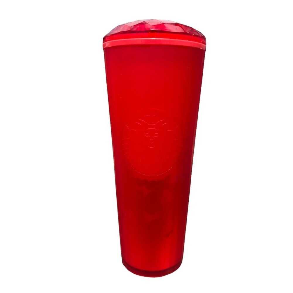 Starbucks Valentines Tumbler 2022 Limited‎ Edition Hearts Dome Cup No Straw